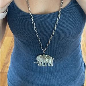Long elephant necklace